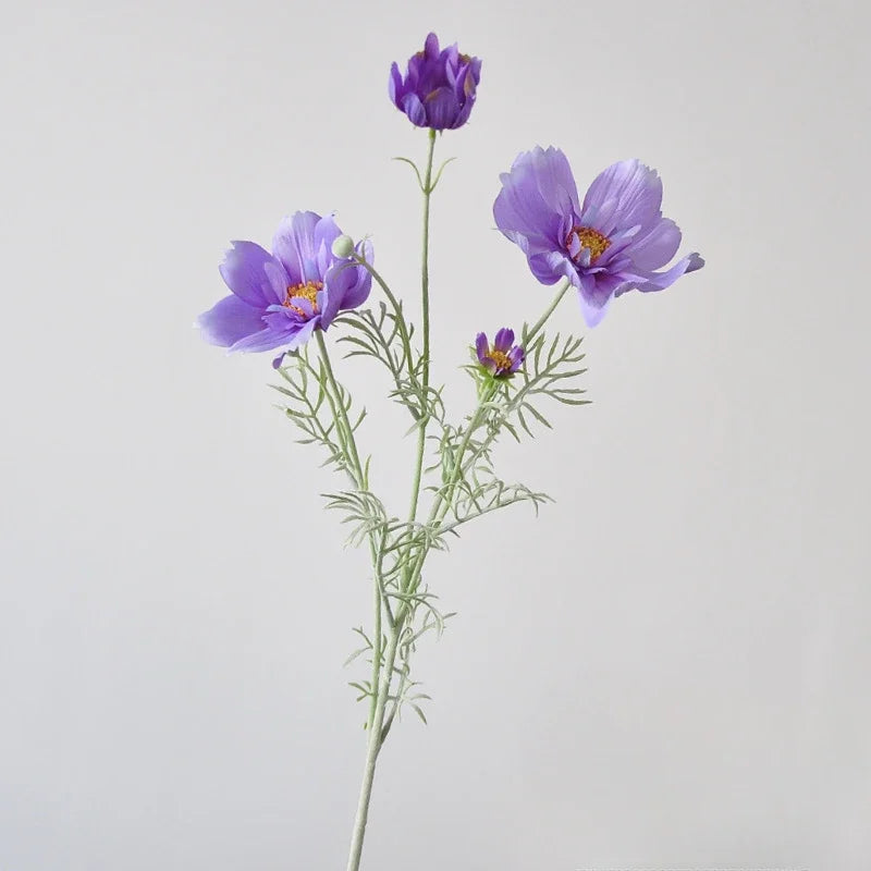 78CM Artificial Flower Plush Queen Cosmos Silk Flower Simple Home Decoration Bouquet Single Large Gesang Flower