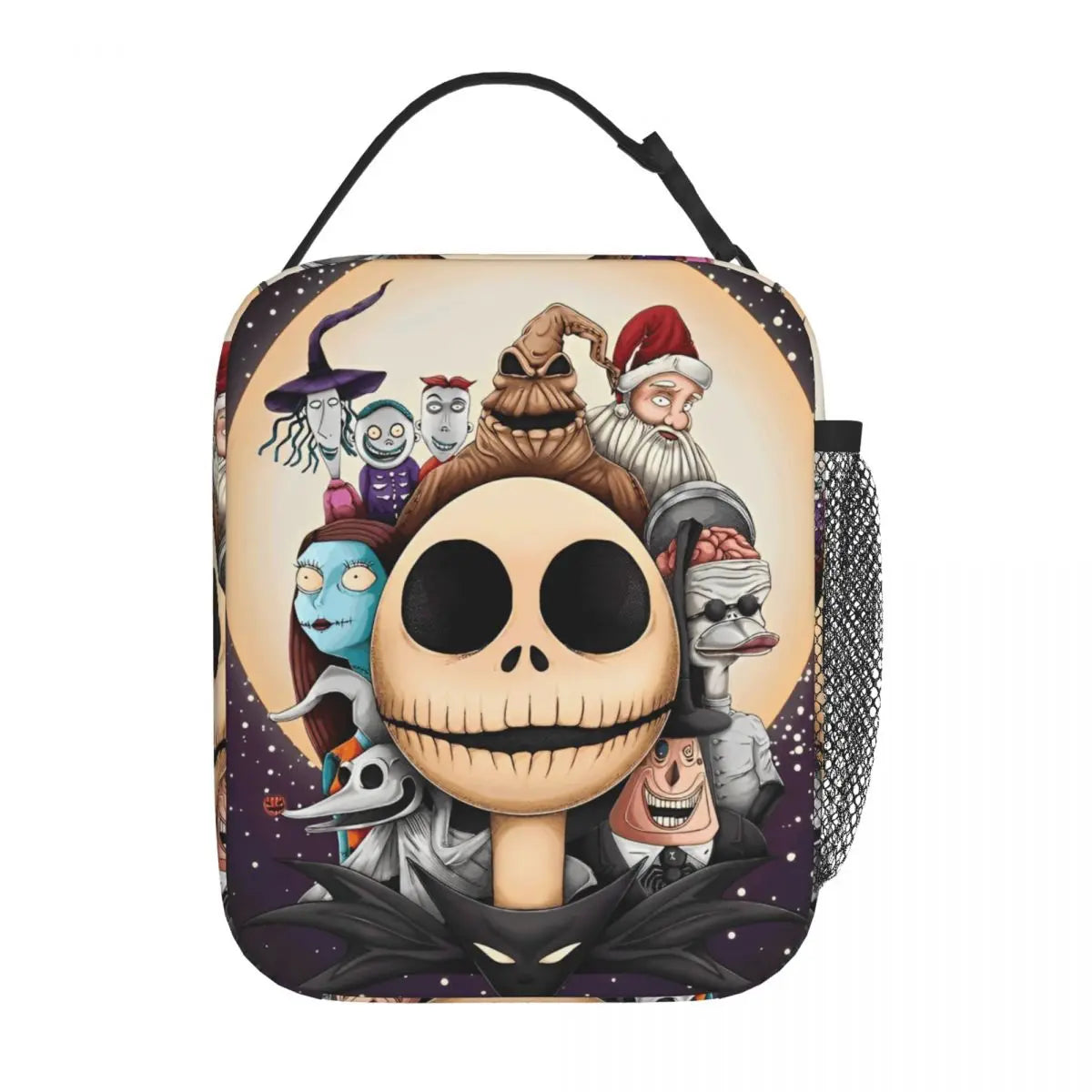 The Nightmare Before Christmas Stuff Insulated Lunch Bags Large Reusable Cooler Bag Tote Lunch Box