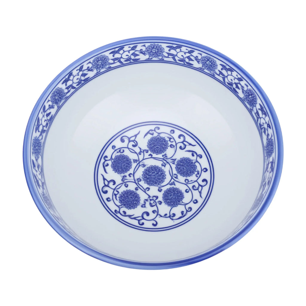 1Pcs Chinese Style Ceramic Bowls Blue and White Porcelain for Hot Cold Meals Soups Noodles Salads Fruits Ceramic Bowl