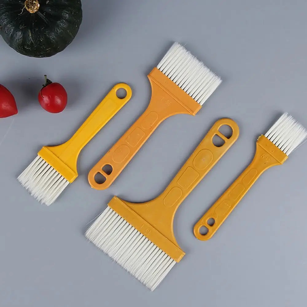 Thin Handle Barbecue Brush Kitchen Tool PET Plastic Butter Oil Brushes Easy To Clean Basting Pastry Tool for BBQ Pastry-making