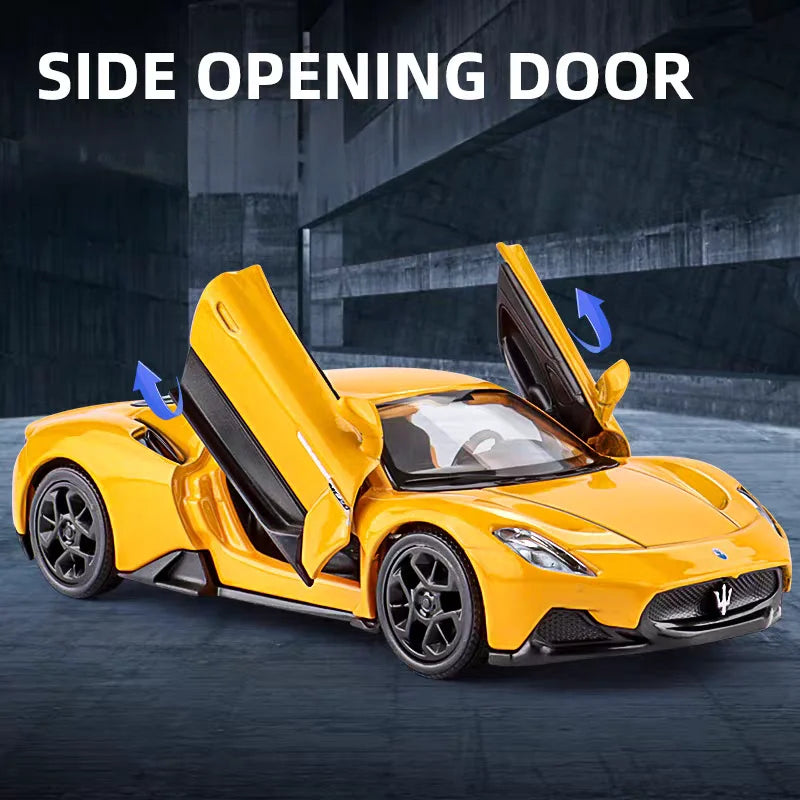 Maserati MC20 Supercar Simulation Diecast & Toy Vehicle Pull Back Car RMZ city 1:36 Alloy Collection Model Gifts For Children