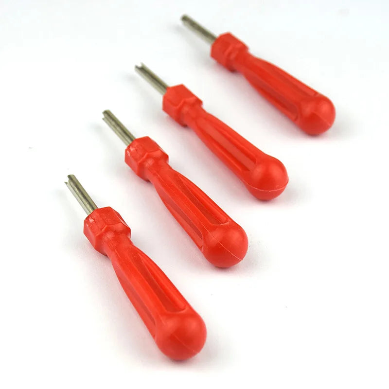 5Pcs For Car Bike Motorbike Truck Tyre Valves Stem Repair Tools Car Tire Valve Core Screwdriver Tyre Valve Core Remover Tools