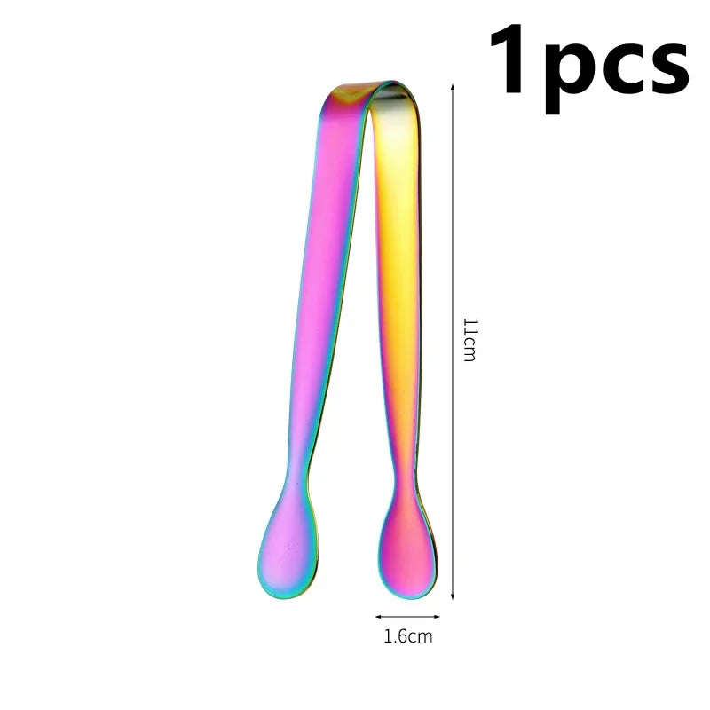 Ice Tong 304 Stainless Steel Clip Bar Ice-Cube Picker Food BBQ Clip Barbecue Clip Ice Clamp Tool Kitchen Utensils