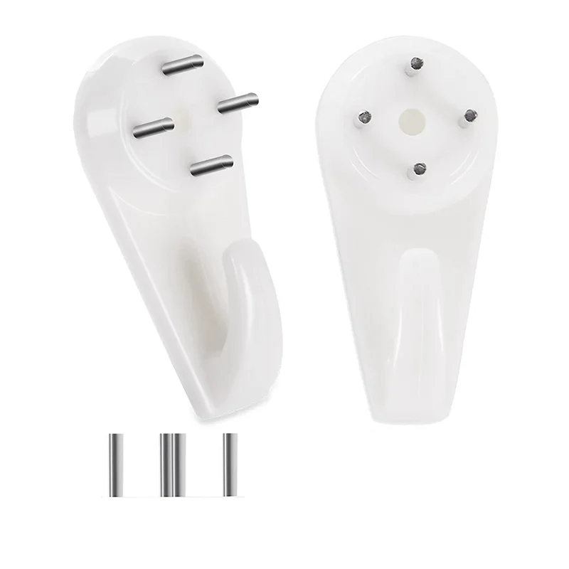 40 Picture Hangers, Concrete/Plaster/Hard Wall Hooks, for Hanging Pictures, Tapestries, Clocks and Heavier Weights HOT