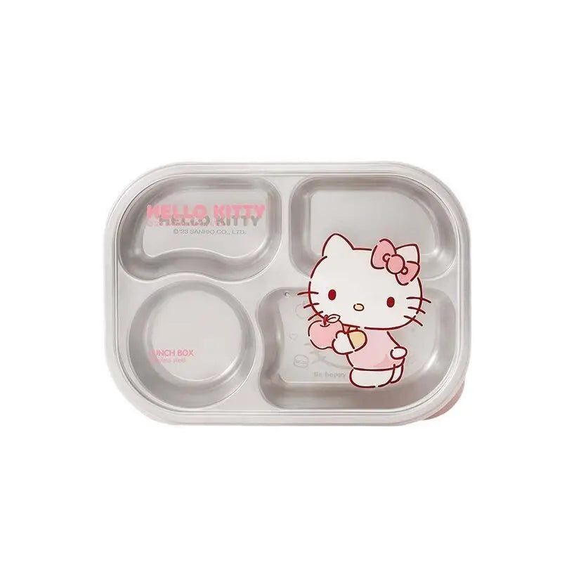 Sanrio My Melody Hello Kitty Cinnamoroll Lunch Box Sealed Box Hit Product New Product Cute Cartoon Adult Student Cute Outdoors