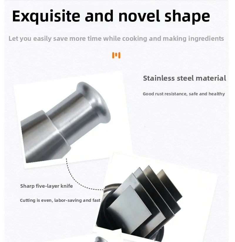 Papadao Garlic Press Kitchen Garlic Clay Artifact Manual Crusher Multi-functional Salmon Cutting Vegetable