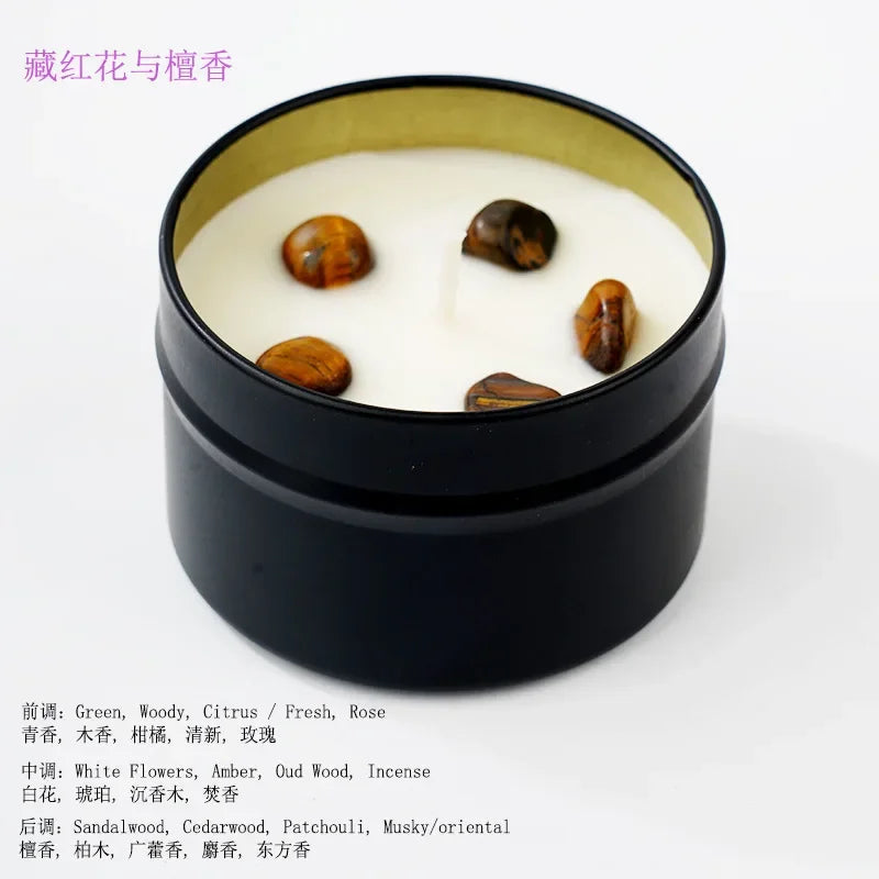 Scented Candle Gift Soy Wax Aromatherapy Candles Iron Cans Soy Wax Home Decoration m