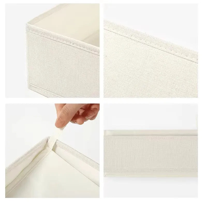 Clothes Organizer Storage Box Underwear Bra Socks Cabinet Drawer Organizer T-Shirt Storage Basket Wardrobe Storage Organizers