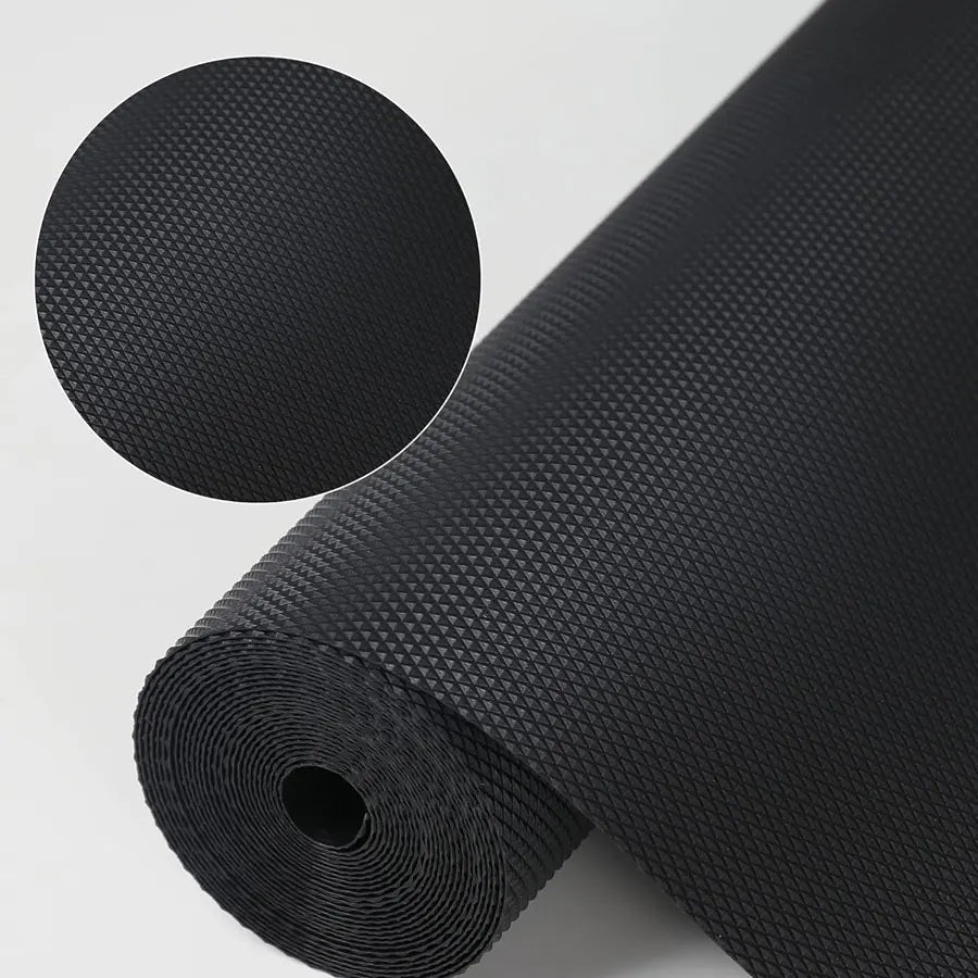 1 Roll EVA Shelf Drawer Kitchen Cabinet Liners Mat Non-Adhesive Waterproof Anti-Slip Anti-Dust Fridge Table Mat For Home Use