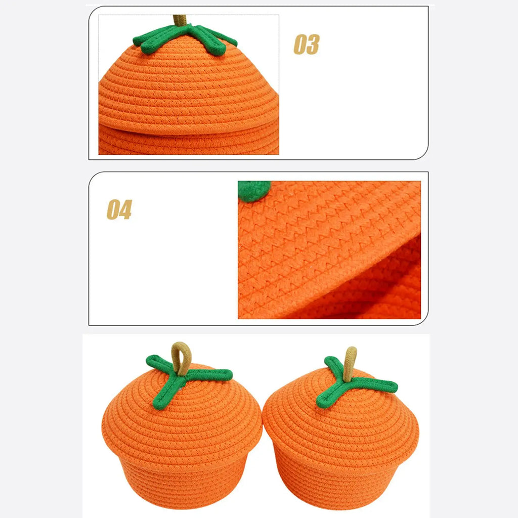 Woven Storage Basket Toys Organizer Multipurpose Gift Cosmetics Organizer