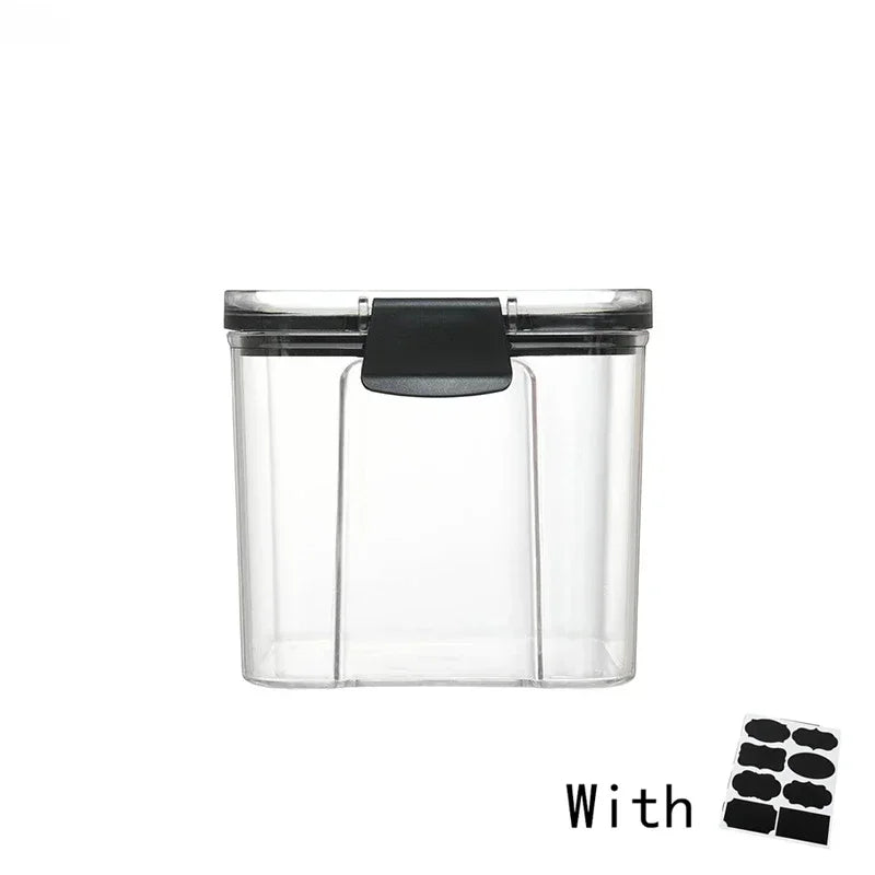 Kitchen Organizers for Pantry Storage Containers Kitchen Fridge Organizer Jars With Lid Plastic Storage Container Spices Boxes