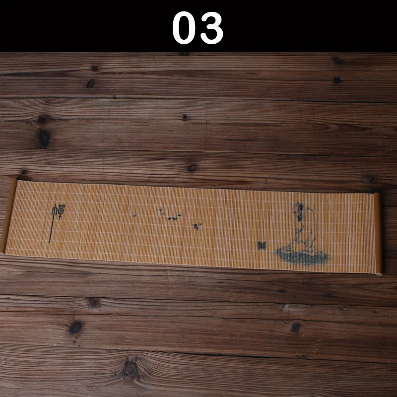 Tea Cup Mat Bamboo Weaving Heat Resistent Bamboo Table Placemat Tableware Zen Table Runner Coasters Tea Ceremony Accessories