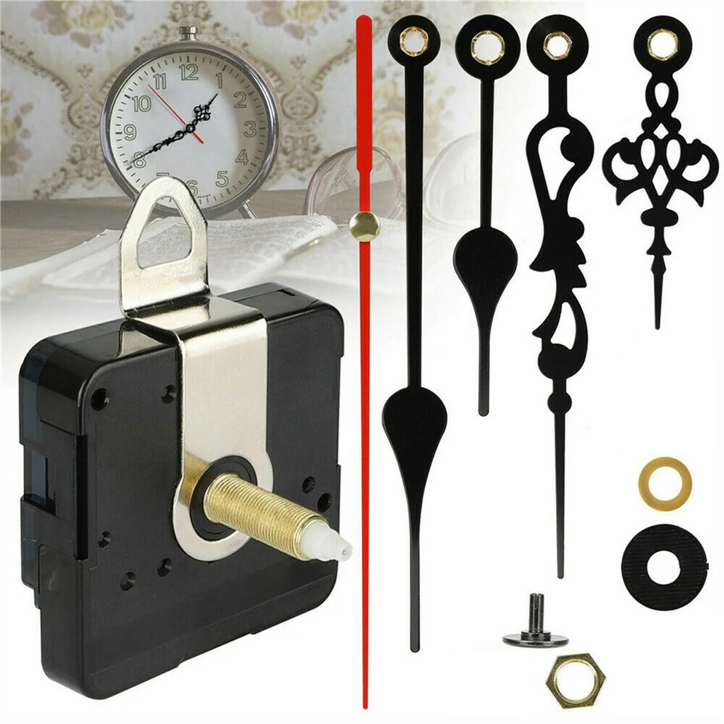 Newest  31MM Long Shaft DIY Quartz Clock Movement Mechanism Hands Wall Quartz Clock Repair Tool Parts Replacement Hot