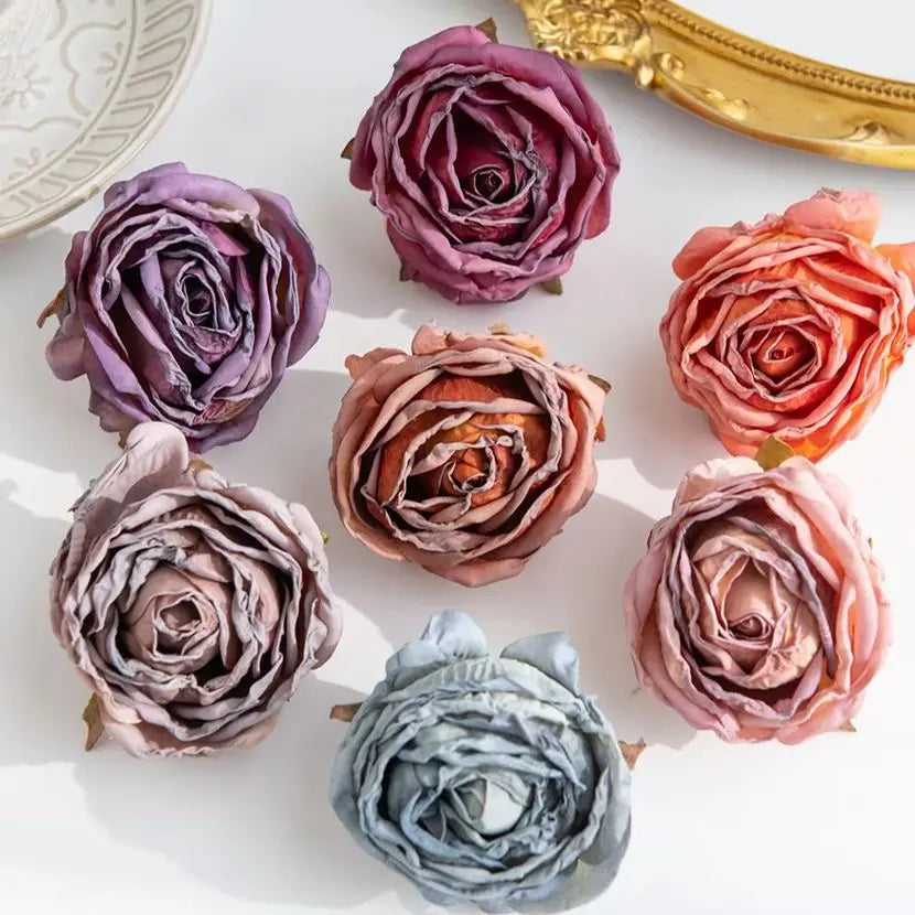 Artificial Rose Hotsale Wedding bridal bouquet Decor Wreath Home vase Valentine's day Outdoor Garden wall Party wreath diy gift