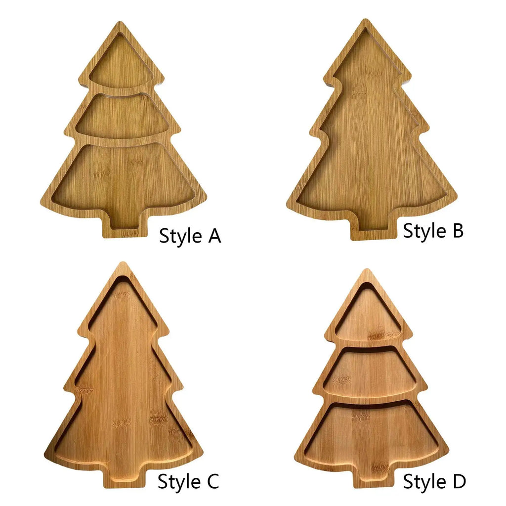 Christmas Serving Tray Dish Dinnerware Serveware Food Plate Serving Platter for Home Decor Kitchen Party Coffee Table Appetizer