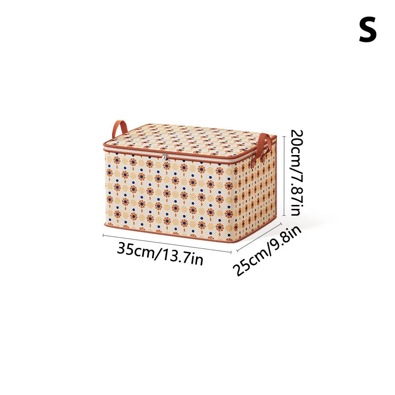 Large Capacity Clothes Storage Bags Closet Organizers Storage Bins Foldable Storage Toy Containers Box Dust-Proof Moving Bag