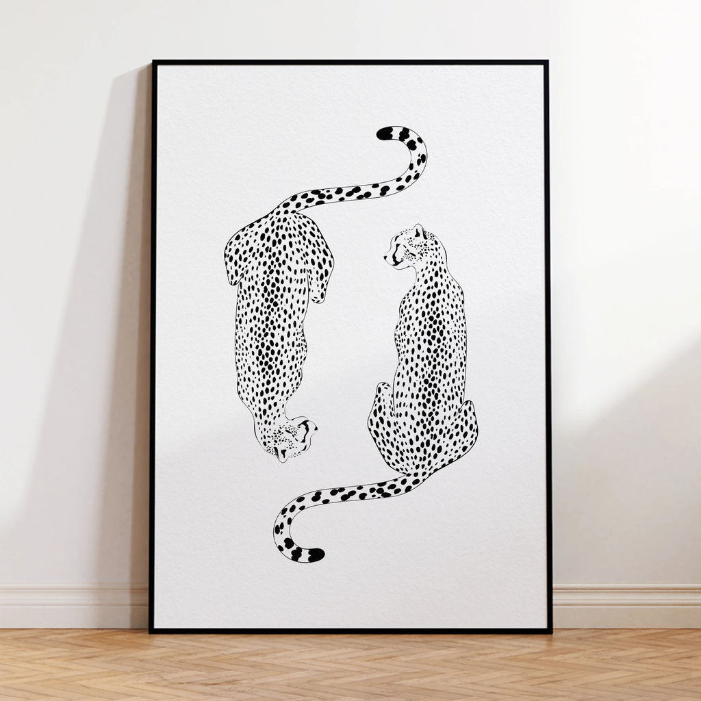 Billiards Black Eight Cheetah Lip Print Wall Art Prints Canvas Painting Poster Picture For Living Room Home Decor