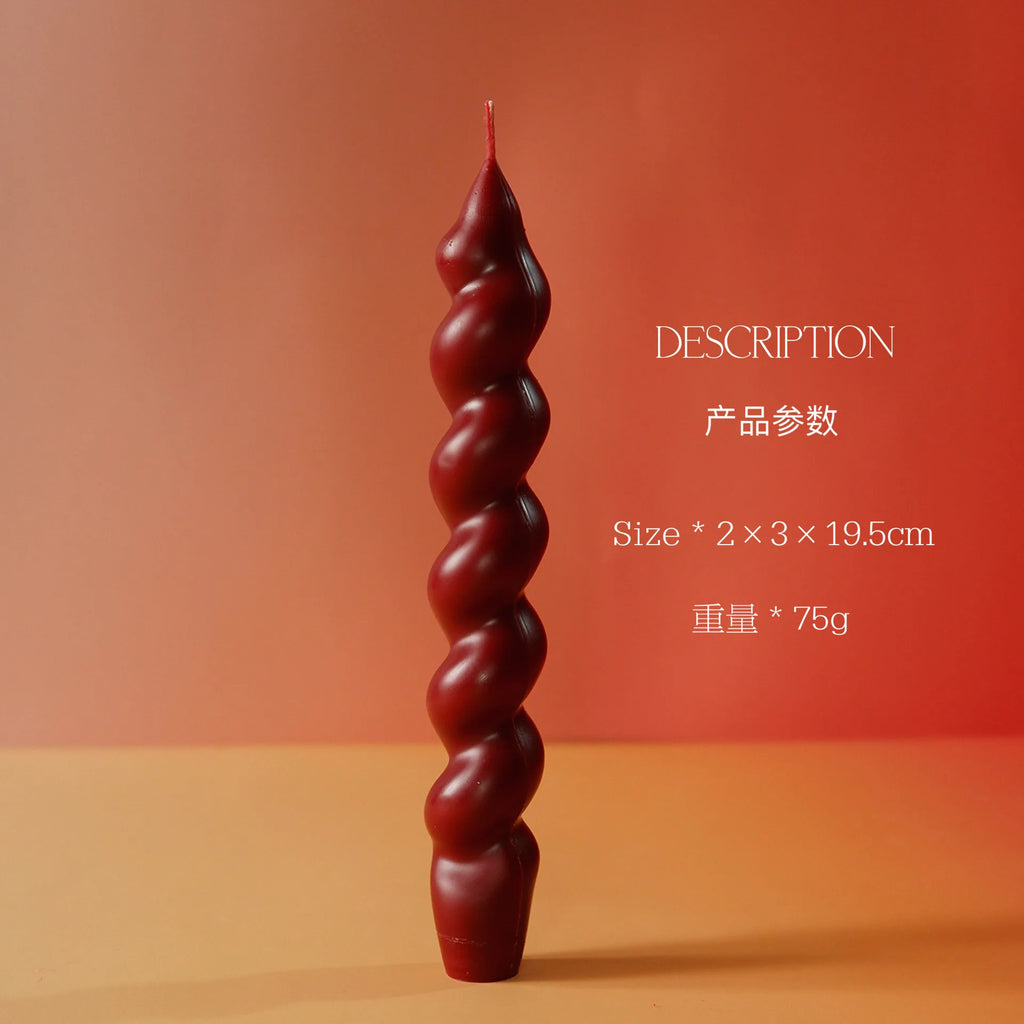 French Vermilion Handmade Aromatherapy Candles, Romantic Atmosphere Decoration For Home Dining Tables, Wedding Gifts