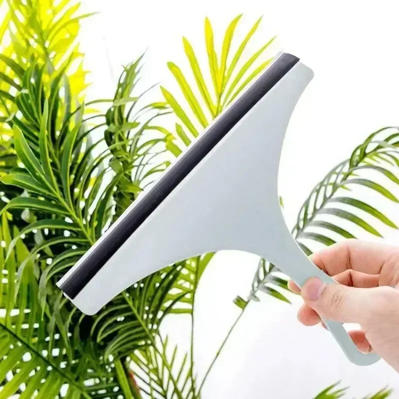 Squeegee Window Glass Wiper Scraper Household Cleaning Bathroom Mirror Cleaner with Silicone Blade Holder Hook Car Glass Shower