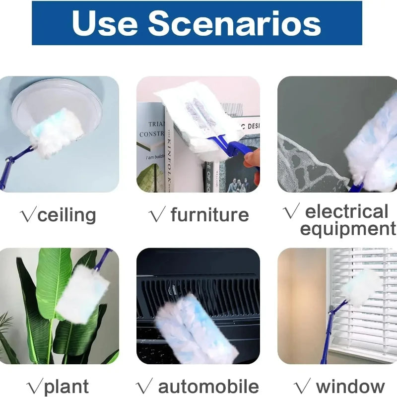 Disposable Dust Collector Can Change The Head Cleaning Brush for Cleaning Home Office Blinds Car Surface Cleaning Products