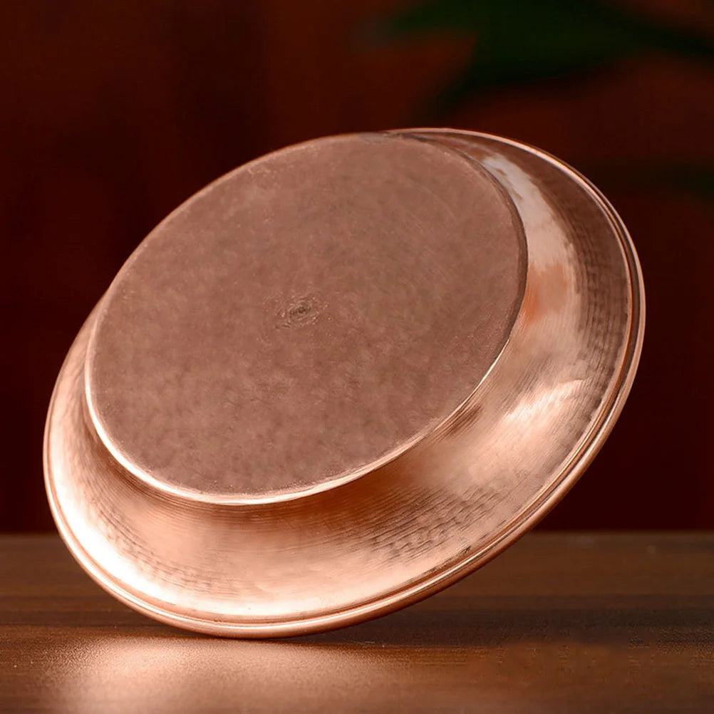 HOOTNEE Copper Buddhist Water Offering Bowl Decorative Meditation Holy Vessel
