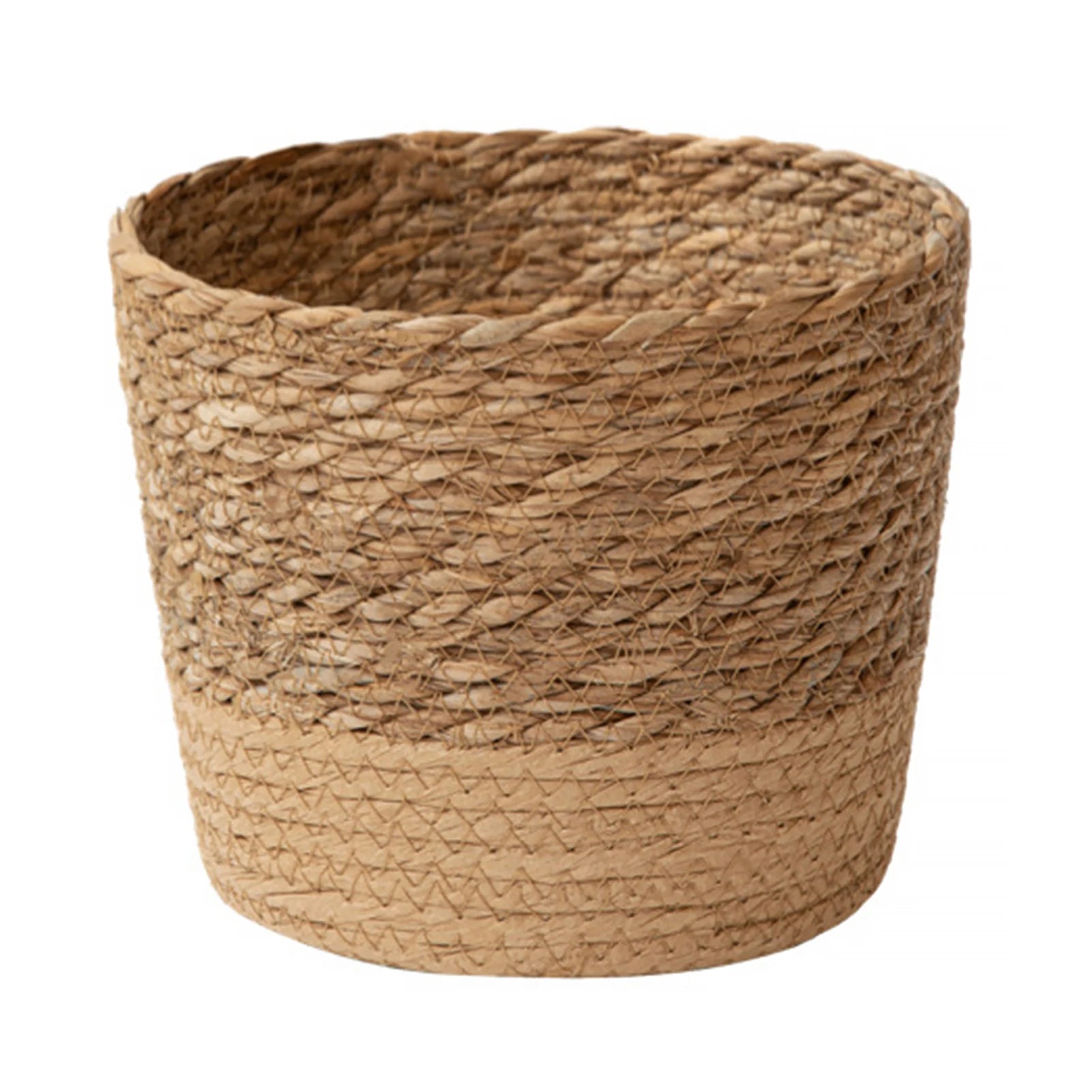 Straw Weaving Flower Plant Pot Wicker Basket Rattan Flower pot Storage Basket Garden Handmade Woven Planter Pots For Plants
