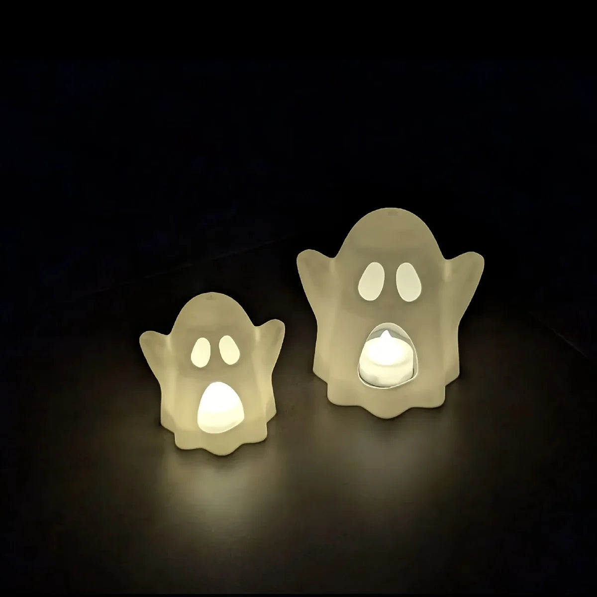 1pc Creative Cute Ghost candle lampshade , Suitable for Halloween, Christmas, Shipped Without Candle