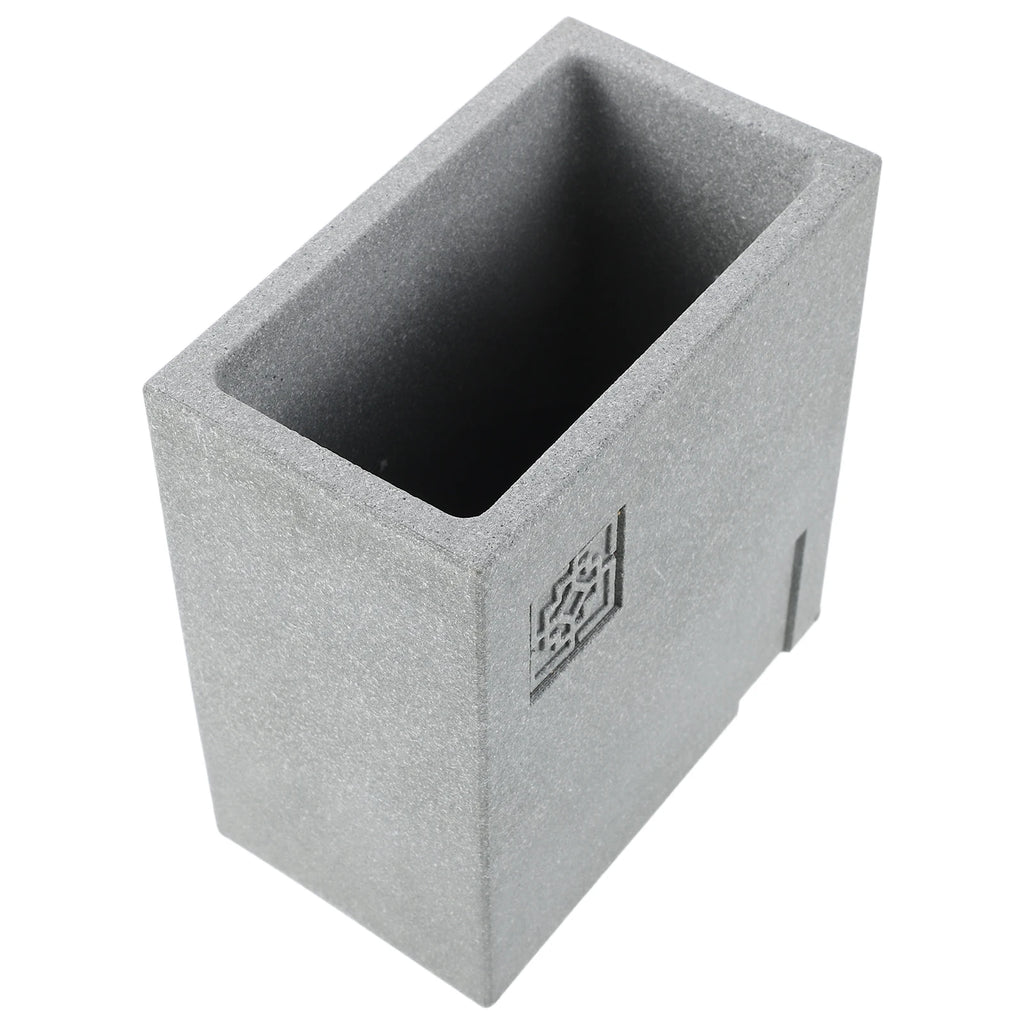 Stone Flower Pot Planter Decorative Sandstone Garden Bonsai Stand Powder Container Sturdy Microlandscape Base Funny