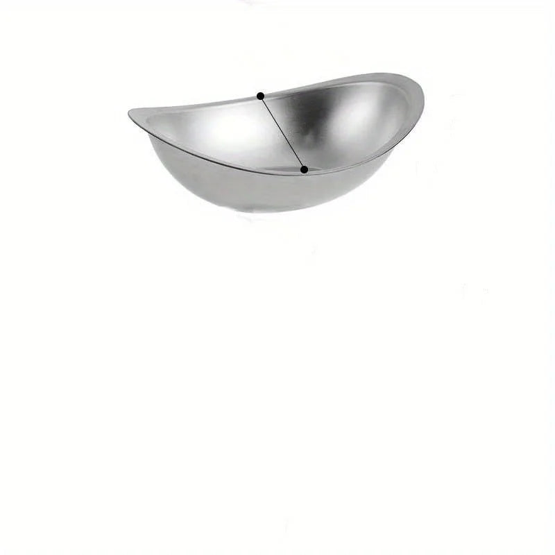 304 Stainless Steel Ingot Bowl Salad Bowl Commercial Dessert Bowl, Snack Bowl Barbecue Restaurant Cutlery