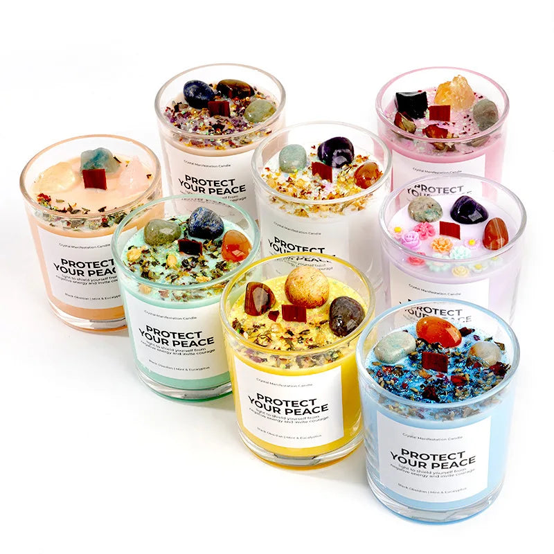 Scented Candle Aromatherapy Candle Soy Wax Handmade Candle  for Home Scented Stress Relief Relaxation Souvenir Gift