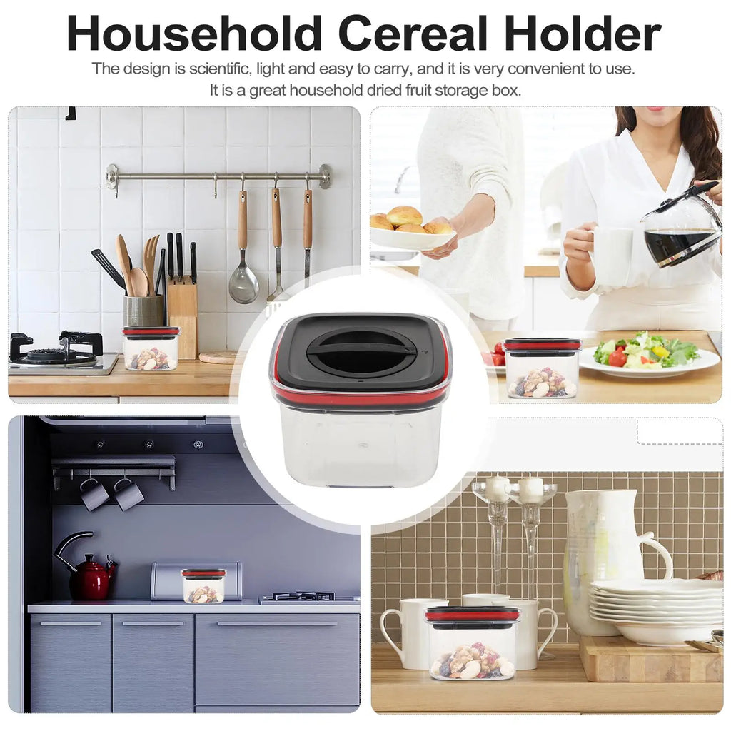 Spiral Airtight Storage Tank Kitchen Containers Seal Jar PP Plastic Boxes Food Household Cereal Holder Stackable Dried Fruit