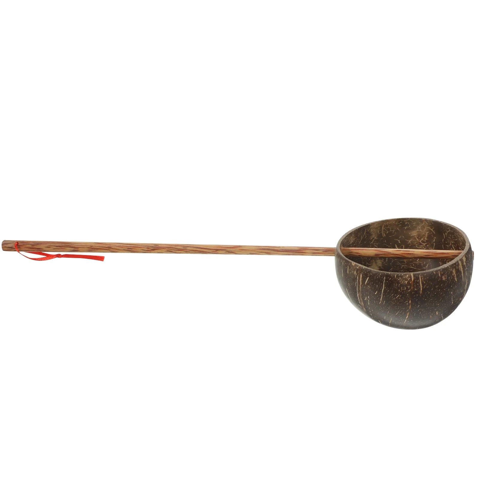 Wooden Coconut Shell Water Scoop Sturdy Bath Spoon Multipurpose Kitchen Ladle Creative Sauna Spoon Household Bathroom Scoop