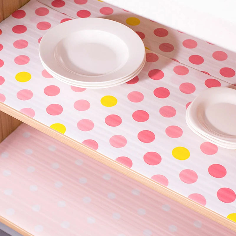 Reusable Drawer Mat Contact Paper Cabinet Liner Moisture-proof Waterproof Dust Proof Non-slip Kitchen Table Shelf Liner Pad
