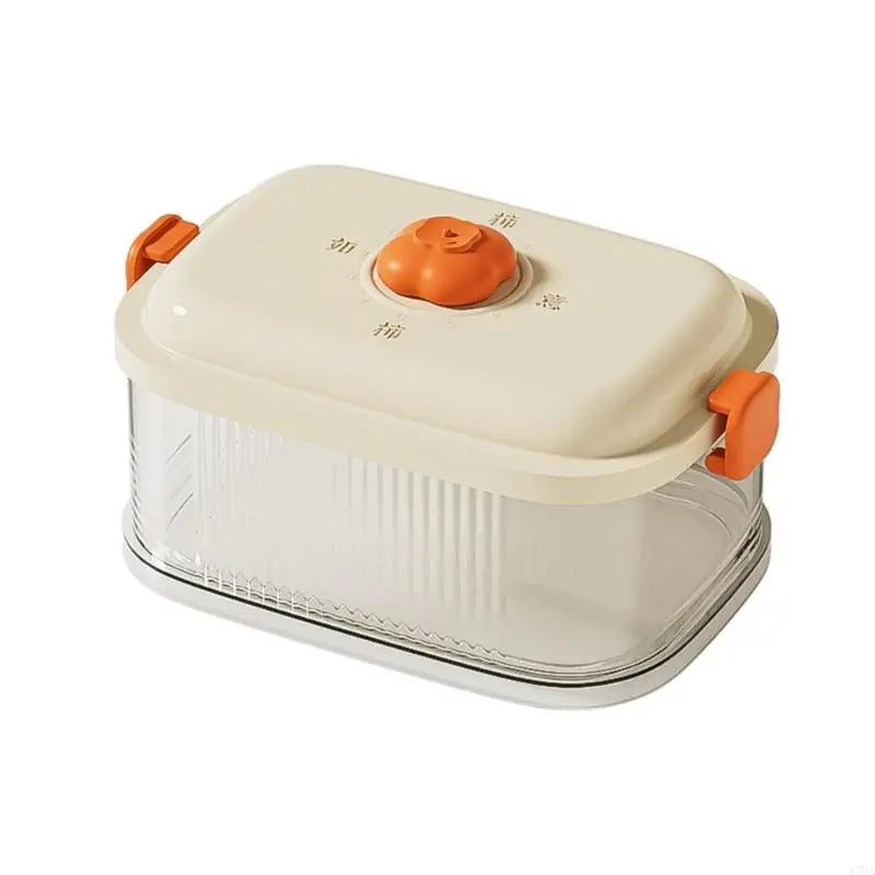 Space Saving Stackable Kitchen Storage Container Airtights Seal Clear Jars for Spice Grains Storage 87HA