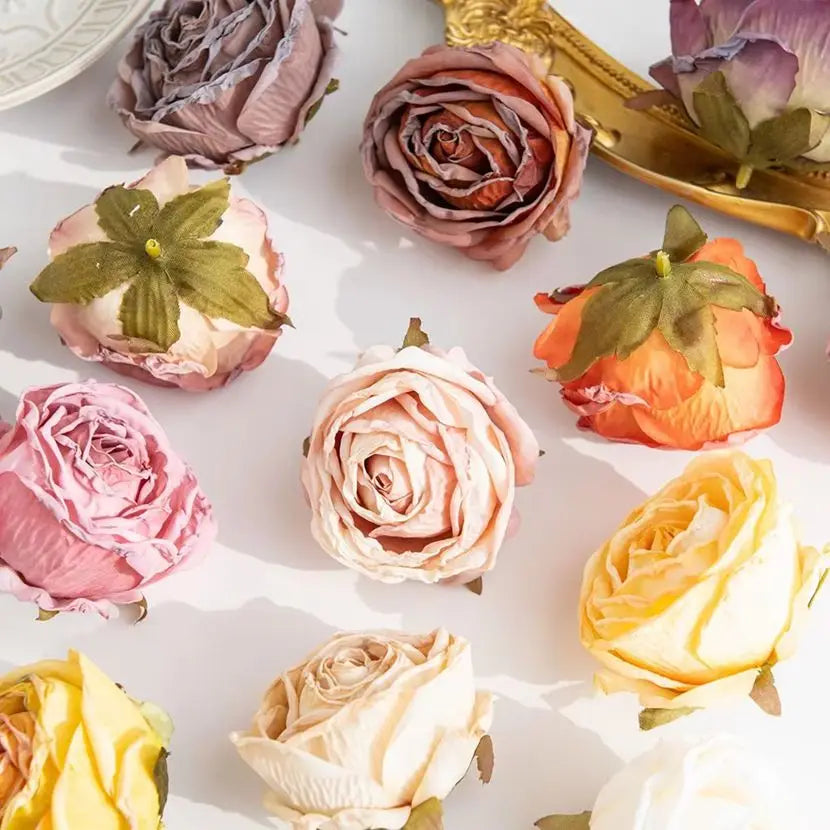 Artificial Rose Hotsale Wedding bridal bouquet Decor Wreath Home vase Valentine's day Outdoor Garden wall Party wreath diy gift