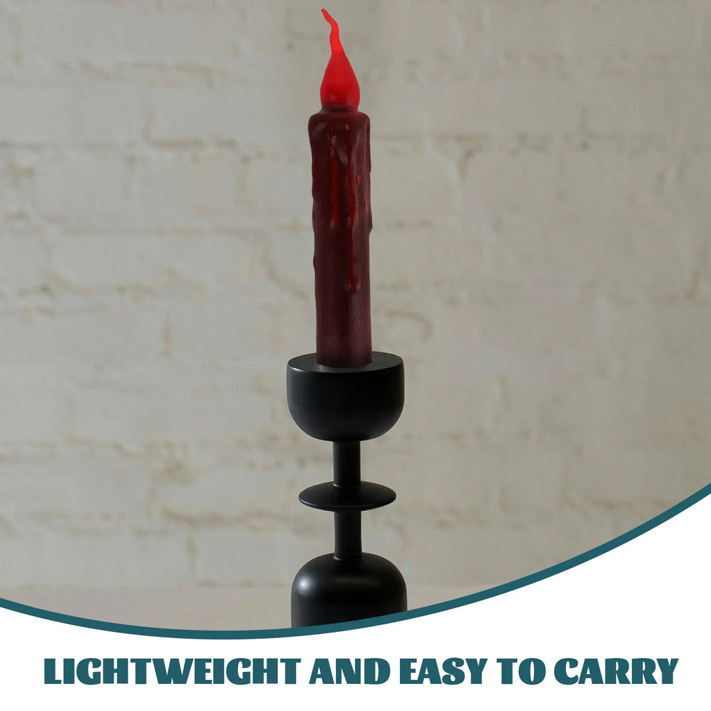 2pcs Led Electronic Lights Operated Taper Candles For Party Wedding Decoration Window Ornaments Reusable