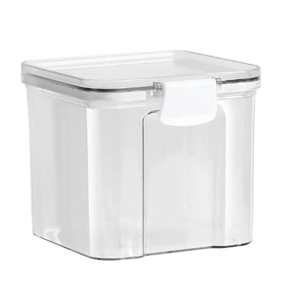 Transparent Sealed Food Storage Ja Airtight Lock Dustproof Moisture-proof Rice Cereal Milk Powder Container Tea Storage Case