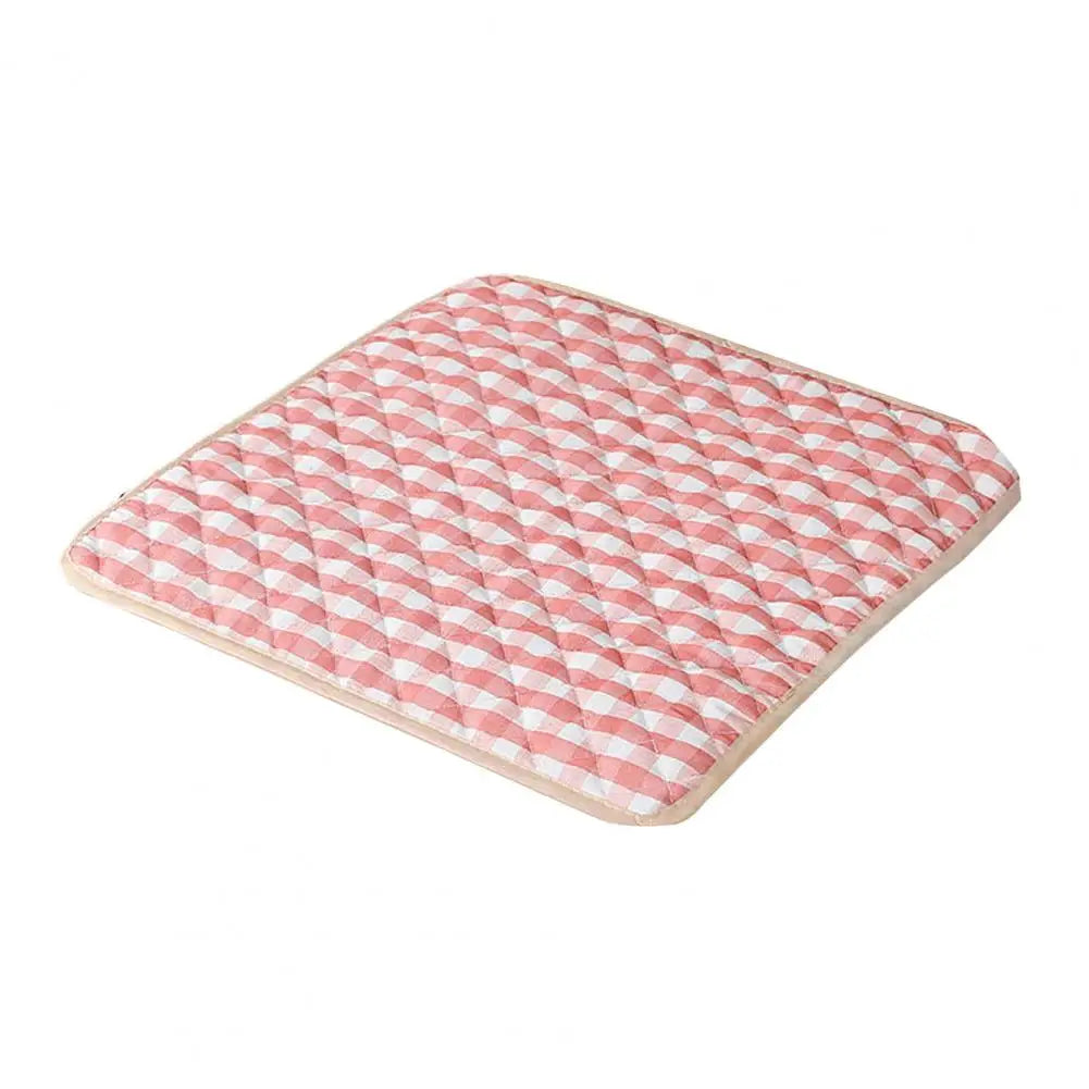 Chair Cushion With Straps Decorative Polyester Square Chair Pad Quilt Mat Household Restaurant Dining Stool Cushion Car Sofa Pad