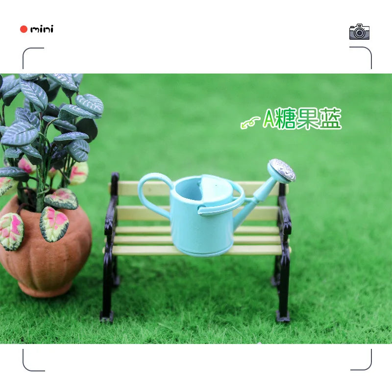 1:12 Ob11 Miniature Food Toys Model Scene Doll House Accessories Mini Watering Can Garden Dollhouse Decoration Photography Props