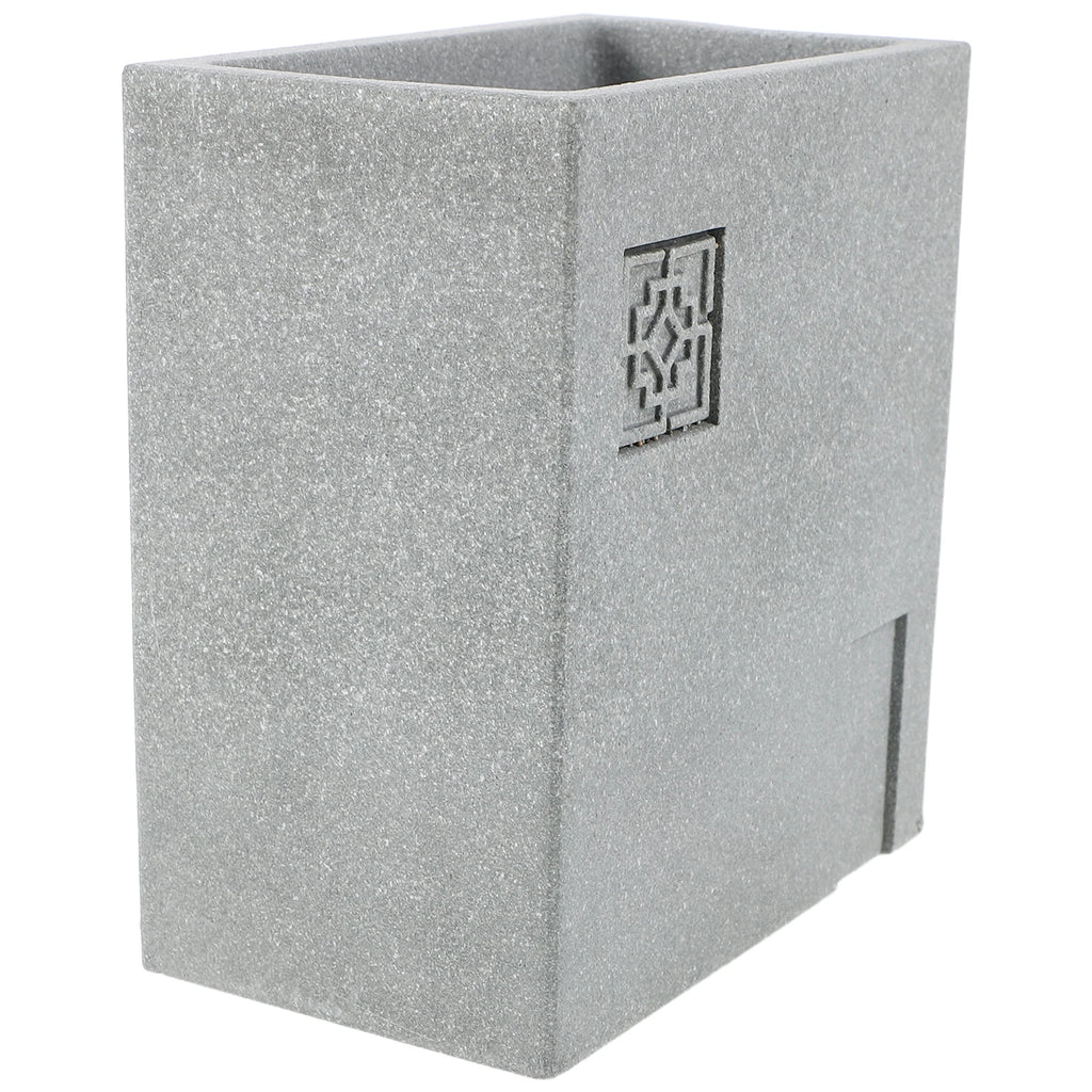 Stone Flower Pot Planter Decorative Sandstone Garden Bonsai Stand Powder Container Sturdy Microlandscape Base Funny