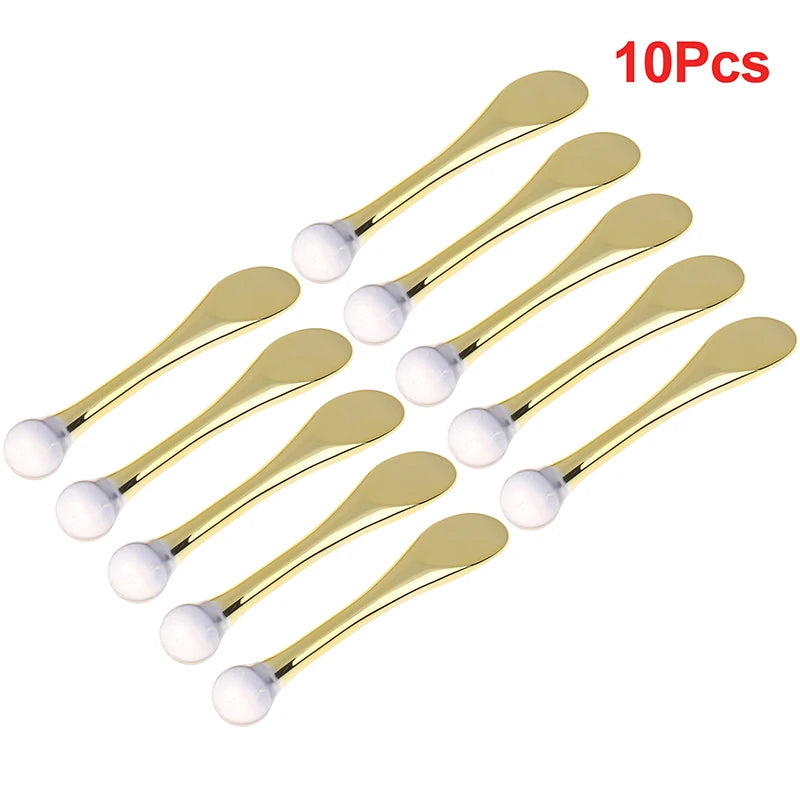1/5/10Pcs Eye Cream Applicator Spoon Roller Massage Stick Cosmetic Spatulas Anti-wrinkle Facial Mask Skin Care Plastic Spoon