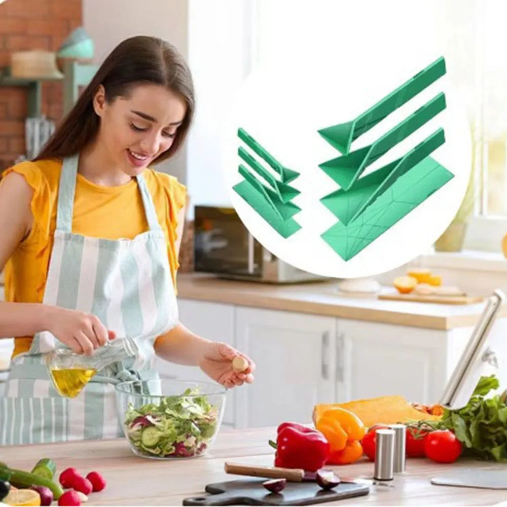 Flat 3-in-1 Measuring Spoons Folds Cooking Baking Tablespoon Measuring Spoons Multifunction Flat Measuring Cups Kitchen Tool