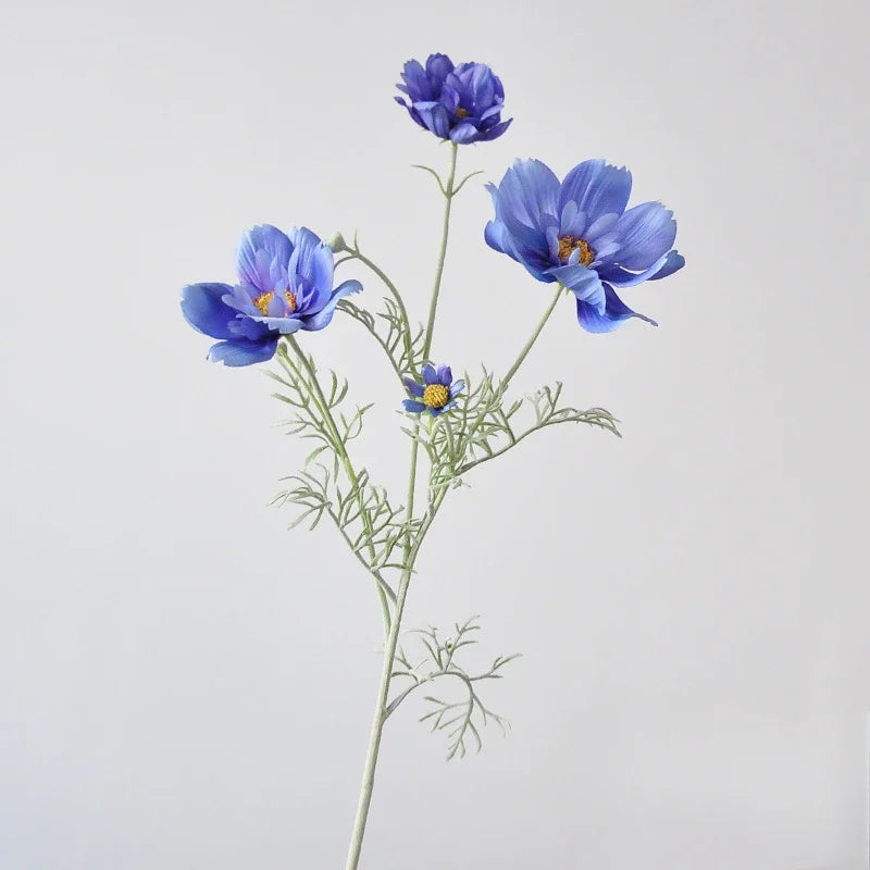 78CM Artificial Flower Plush Queen Cosmos Silk Flower Simple Home Decoration Bouquet Single Large Gesang Flower