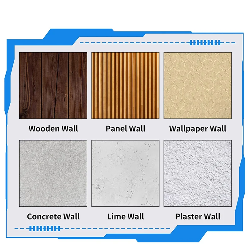 40 Picture Hangers, Concrete/Plaster/Hard Wall Hooks, for Hanging Pictures, Tapestries, Clocks and Heavier Weights HOT