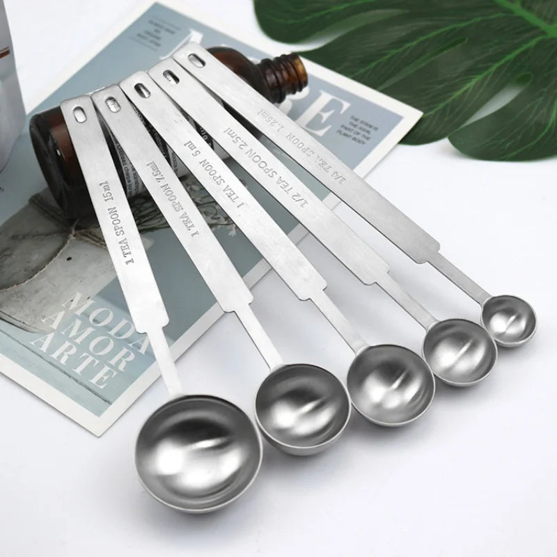 1pc Stainless Steel Measuring Spoon Coffee Measurer Tablespoon Coffee Measuring Spoon Kitchen Accessories Baking Tools