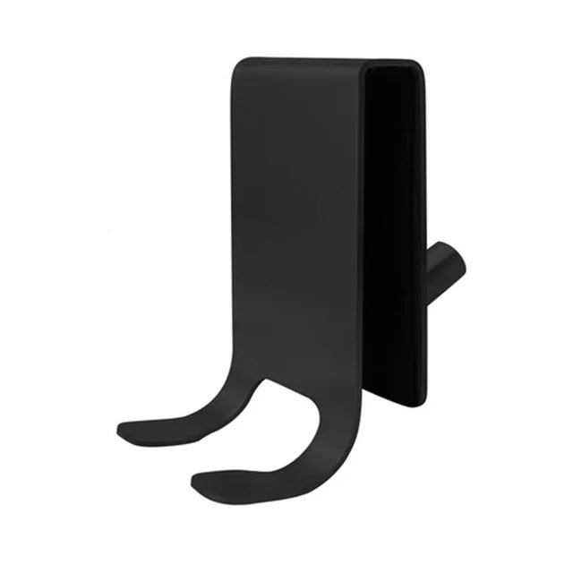 Shower Squeegee Black With Hook Stainless Steel Core Silicone Bathroom Cleaning Window Screen Bath Wiper Cleaner Glass Door