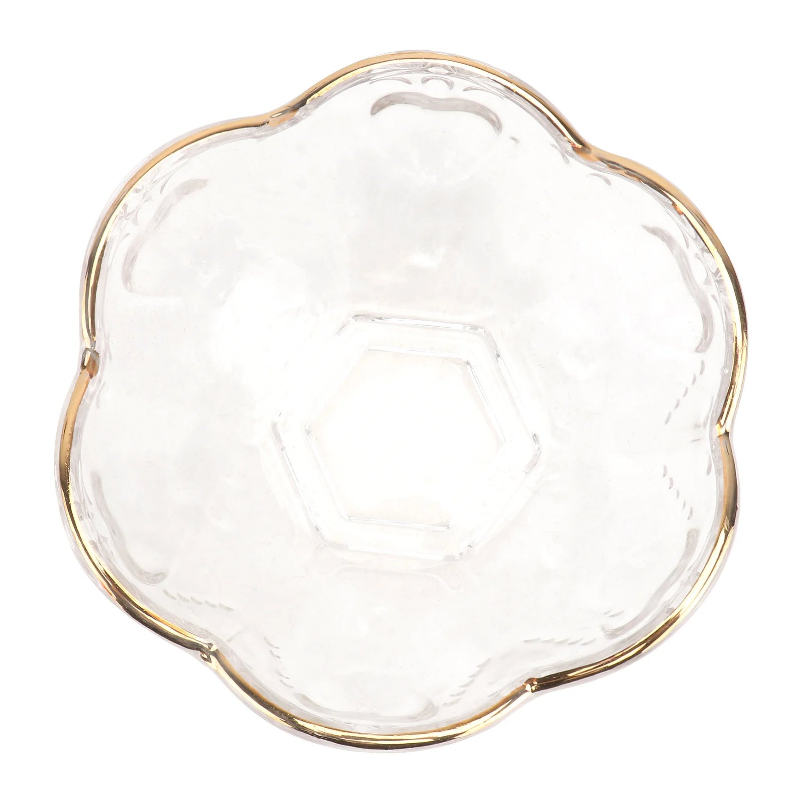 1Pcs Glass Salad Bowl Clear Transparent Decorative Food Serving Bowl Party Household Kitchen Tableware Fruit Dessert Container