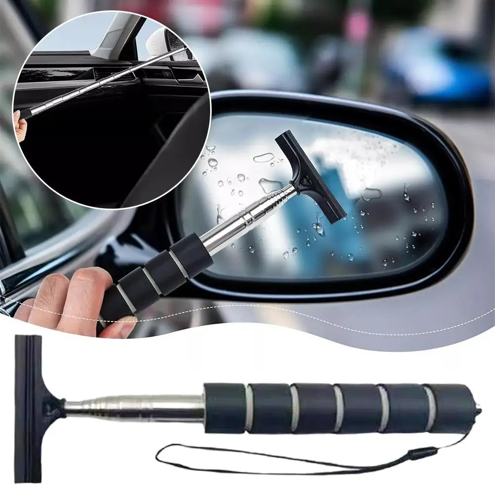 Car Rearview Mirror Wiper Is An Extended Mini Wiper Rainwater Clean Kitchen To Used Tool Bathroom Cleaning Window Y2Z7