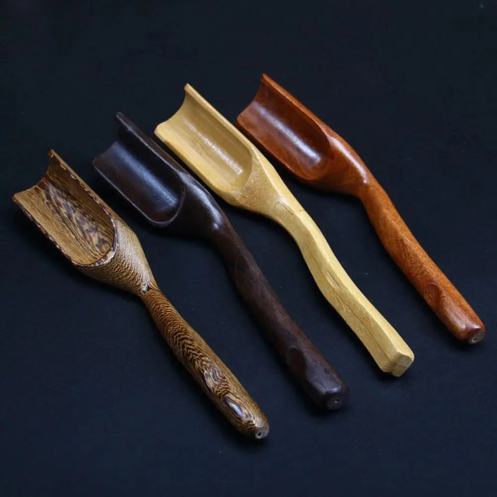 New Portable Tea Scoop Chinese Retro Style Natural Bamboo Teaspoon Spoon Accessories Kongfu Tea Delicate Tea Shovel