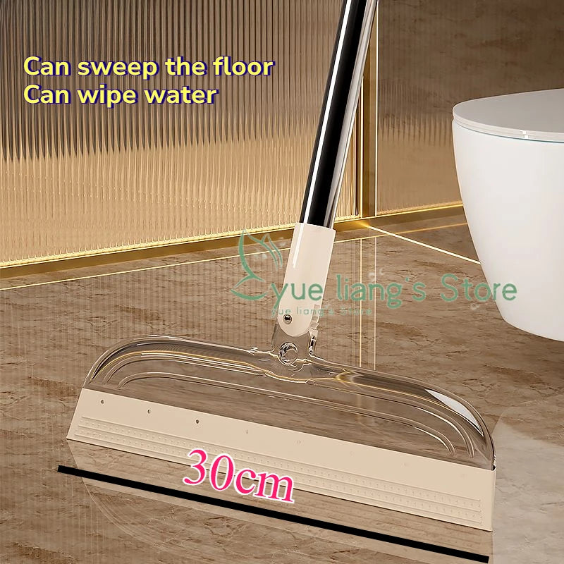 30cm Silicone Scraper Broom Magic Wiper High Place Glass Wiper Floor Mop Household Bathroom Sweeping Water